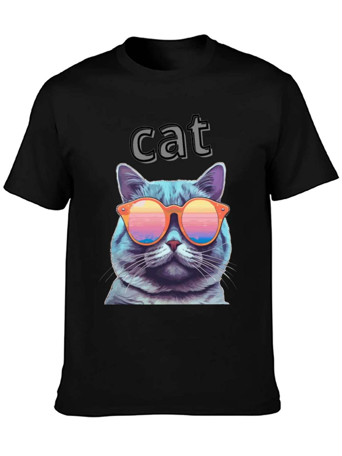 Cool Cat T-Shirt with Sunglasses - Fun Graphic Tee product image 3