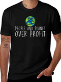 People and Planet Over Profit T-Shirt product image 1