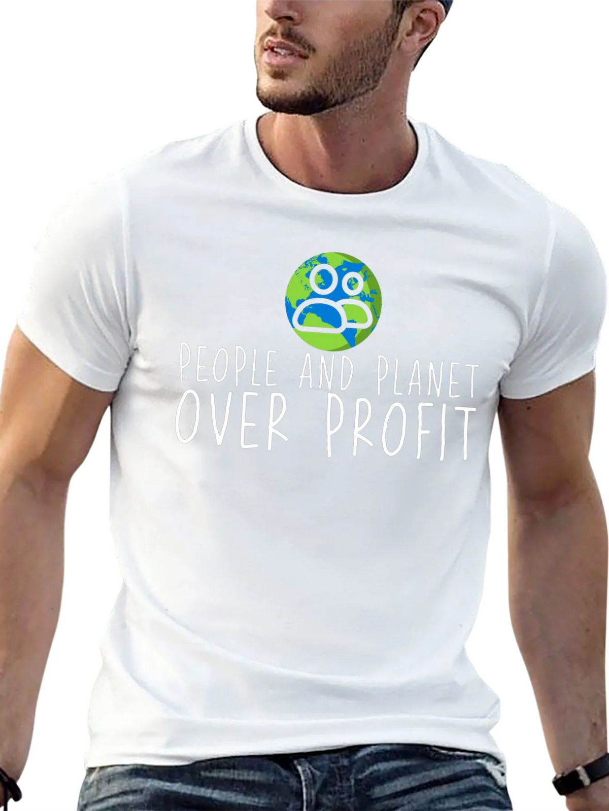 People and Planet Over Profit T-Shirt product image 12