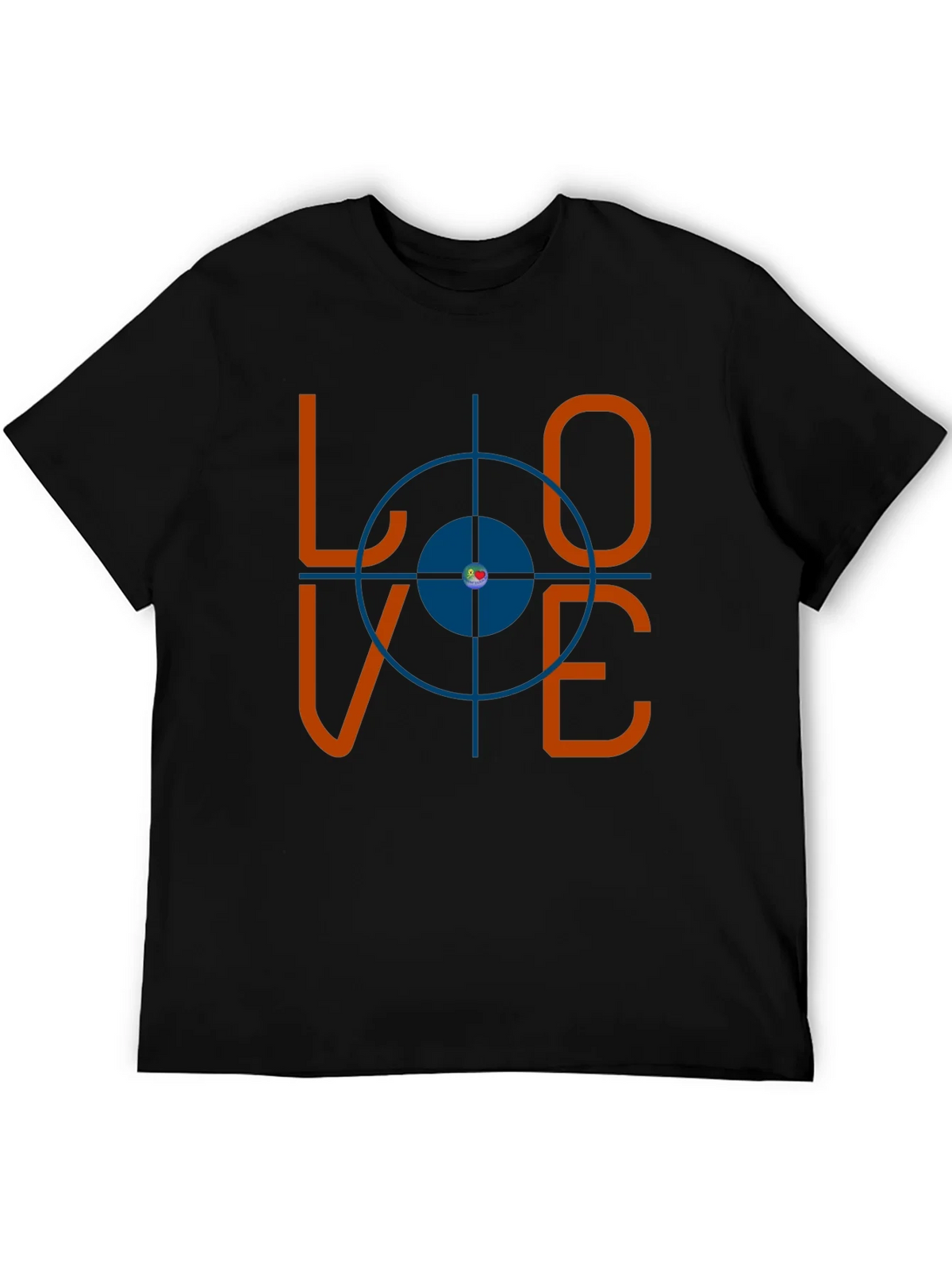 Love Target Graphic Tee - Mens Black T-Shirt product image 5