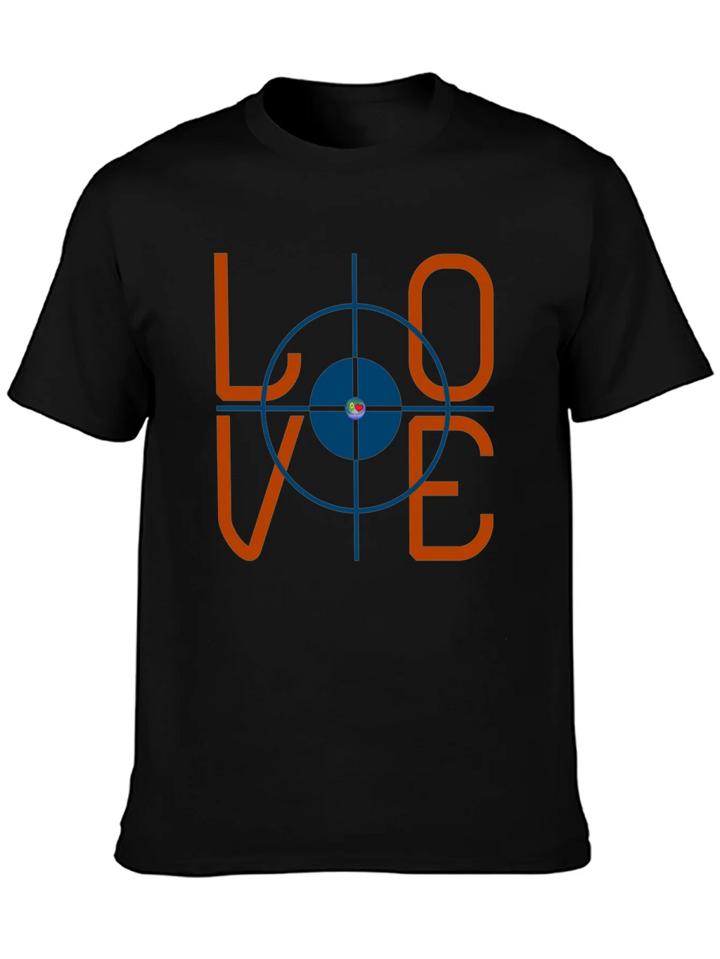 Love Target Graphic Tee - Mens Black T-Shirt product image 3