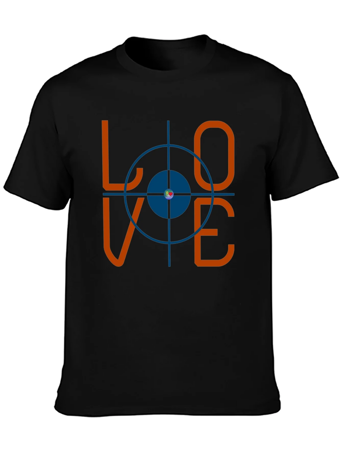 Love Target Graphic Tee - Mens Black T-Shirt product image 3