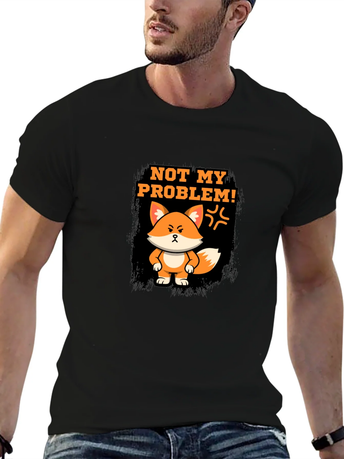 Not My Problem Fox Graphic T-Shirt product image 6