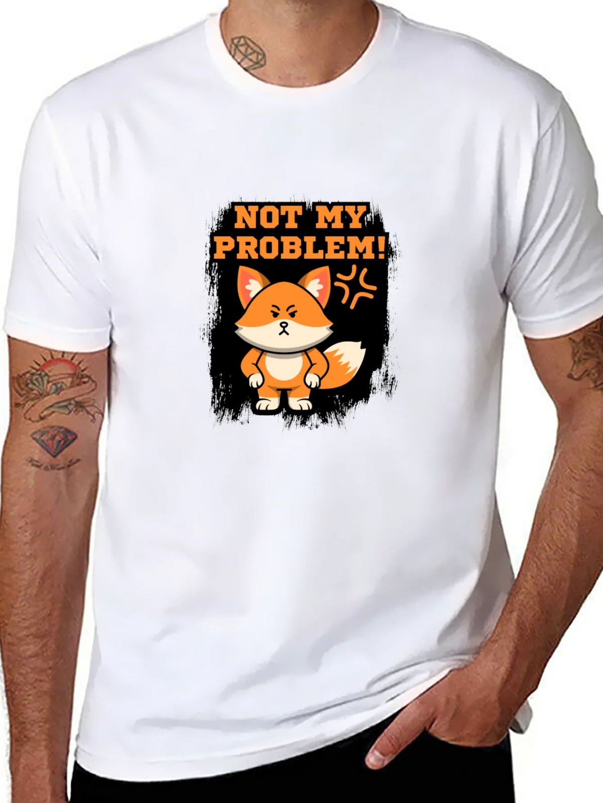Not My Problem Fox Graphic T-Shirt product image 7