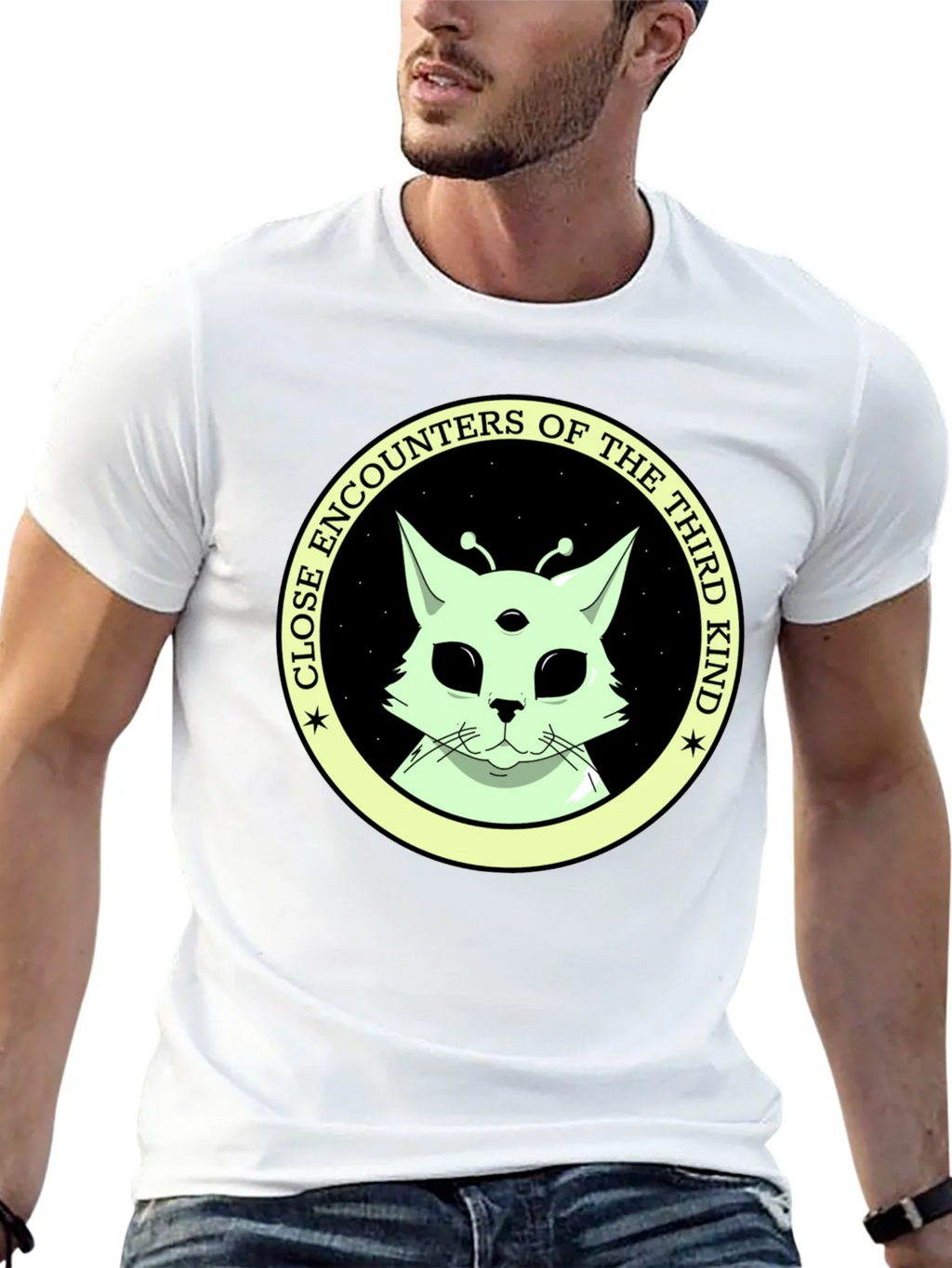 Alien Cat T-Shirt: Close Encounters of the Third Kind product image 2