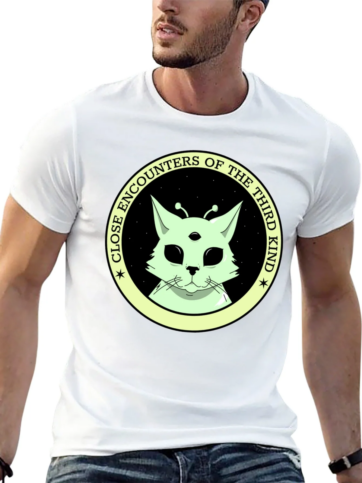 Alien Cat T-Shirt: Close Encounters of the Third Kind product image 2