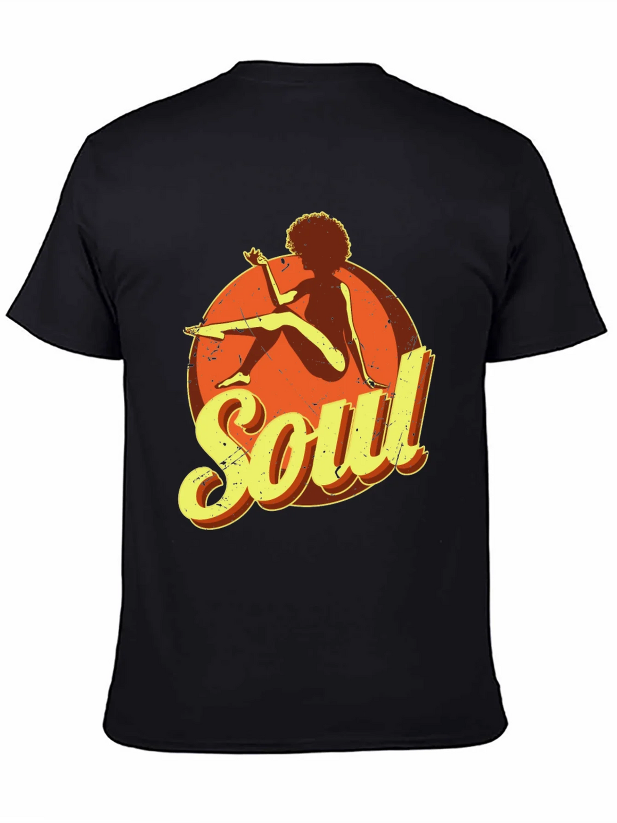 Soul Graphic T-Shirt - Retro Style Black Tee product image 4