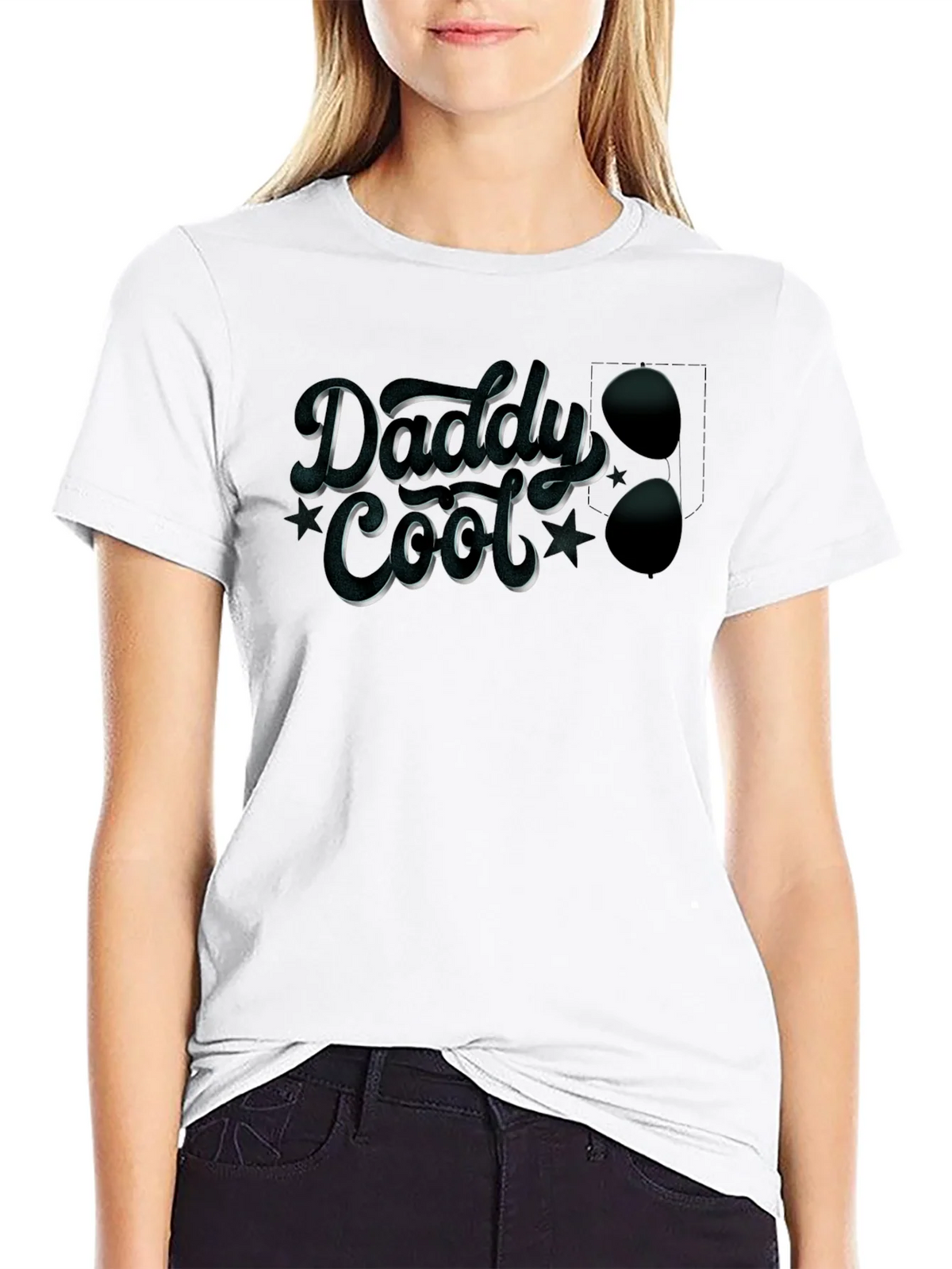 Daddy Cool Graphic Tee - Stylish Mens Black T-Shirt product image 7