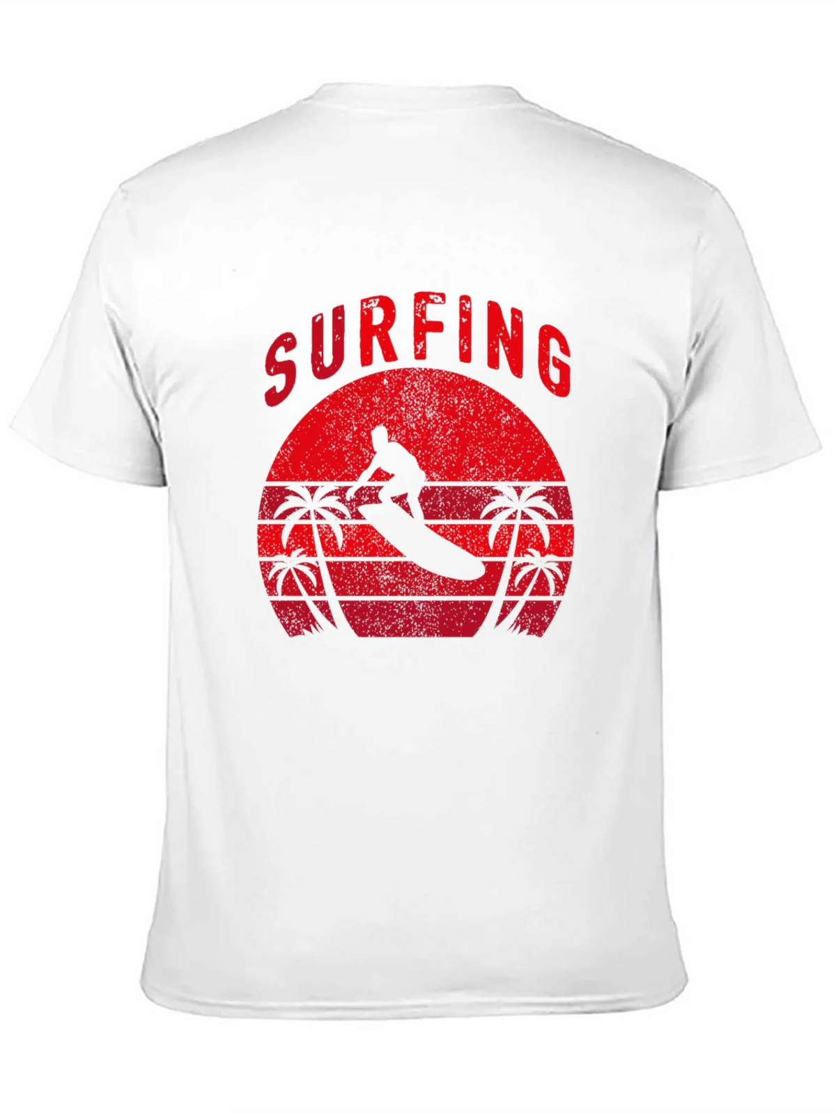 Surfing Silhouette Graphic Tee - Retro Style product image 5