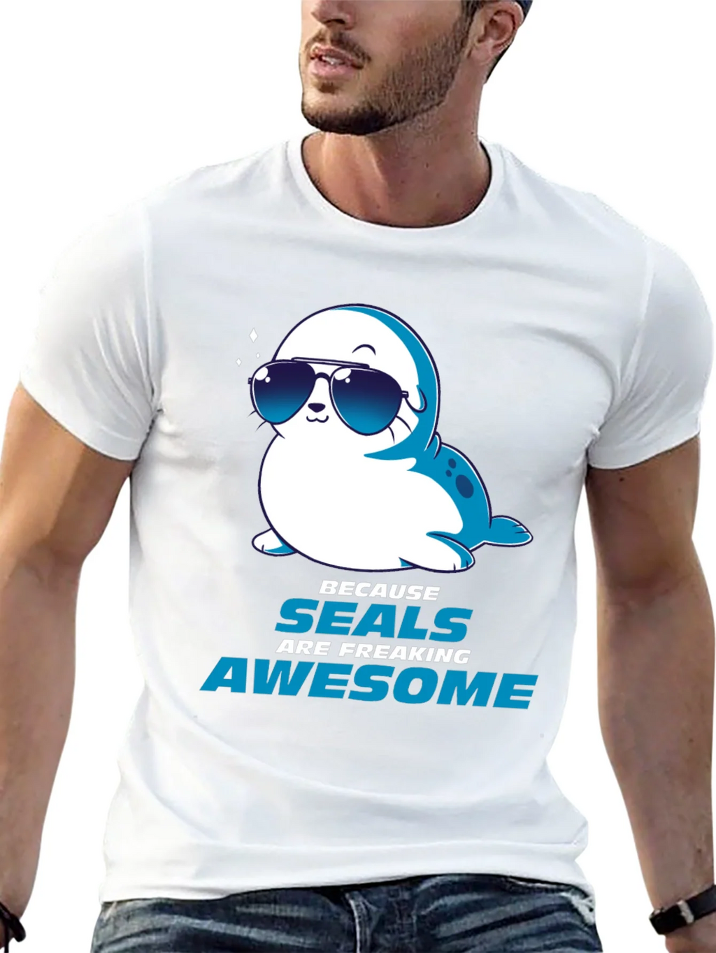 Cool Seal Graphic Tee - Seals Are Freaking Awesome T-Shirt product image 12