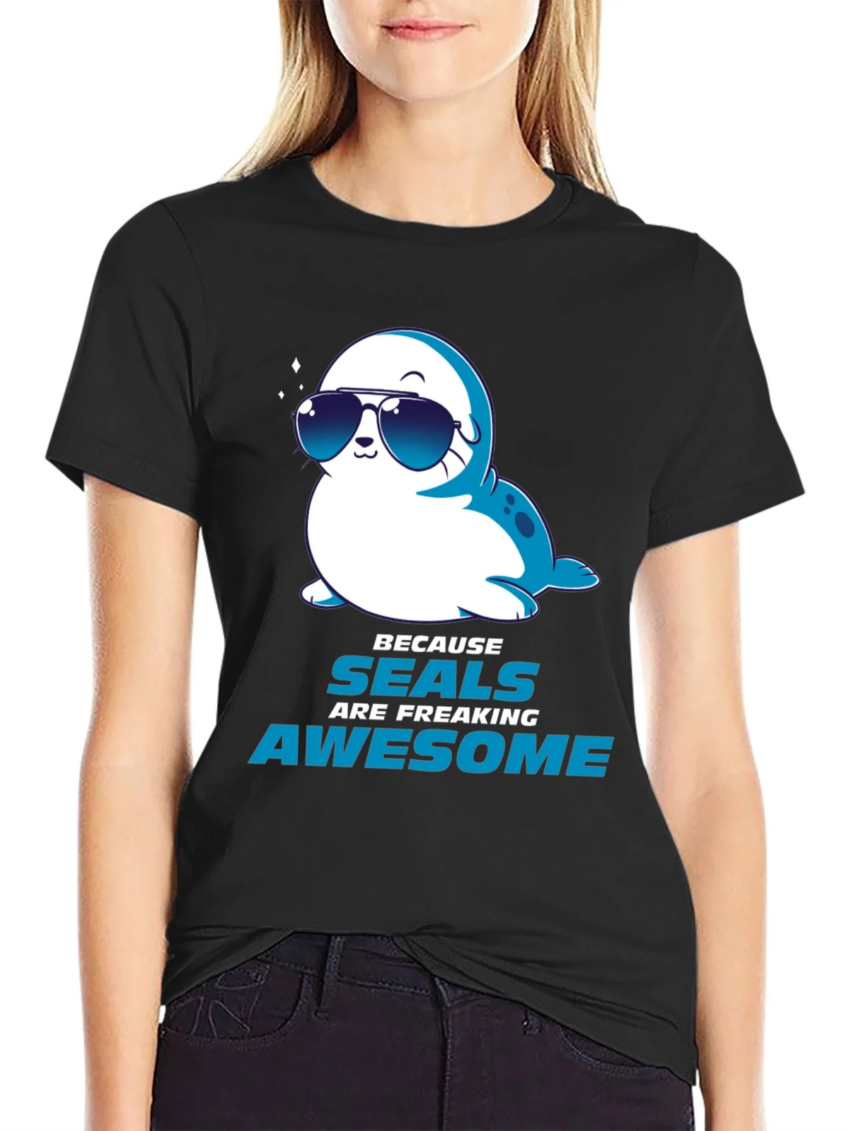 Cool Seal Graphic Tee - Seals Are Freaking Awesome T-Shirt product image 2