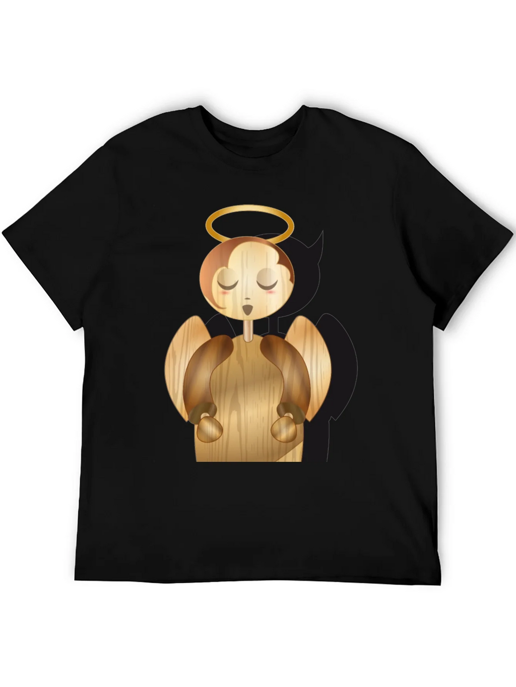 Angel Graphic Black T-Shirt product image 5