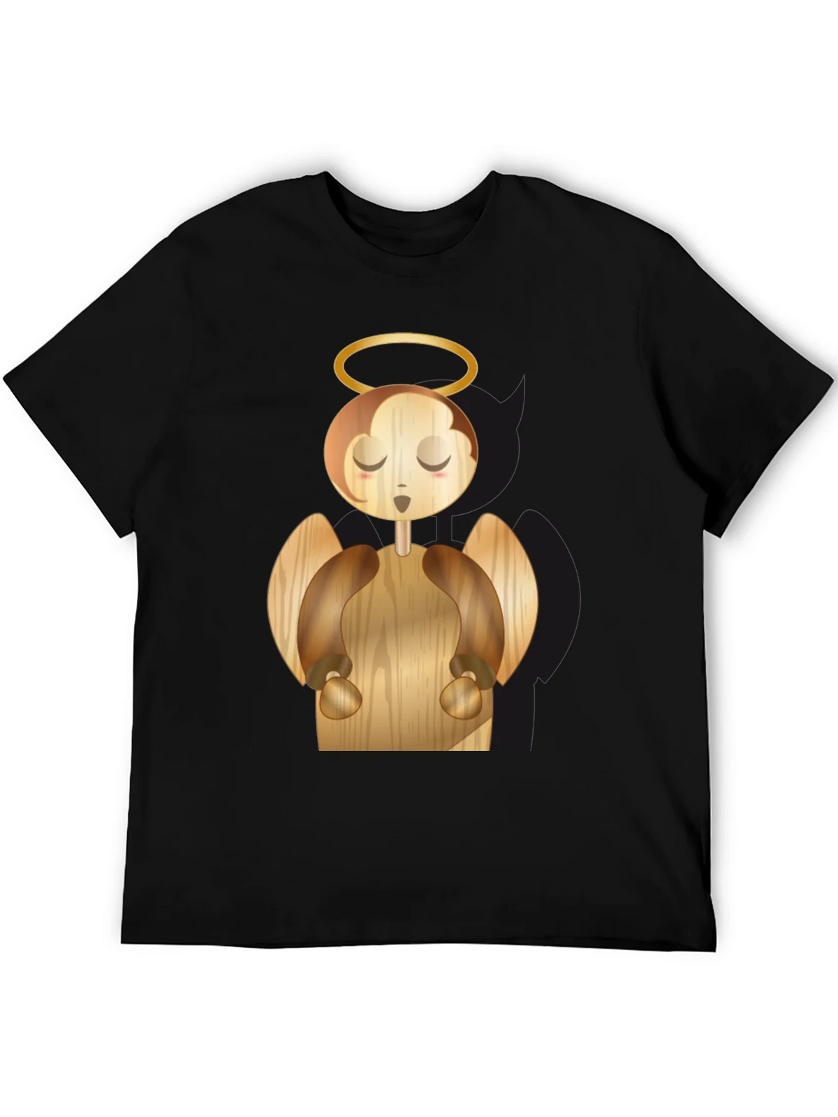 Angel Graphic Black T-Shirt product image 5