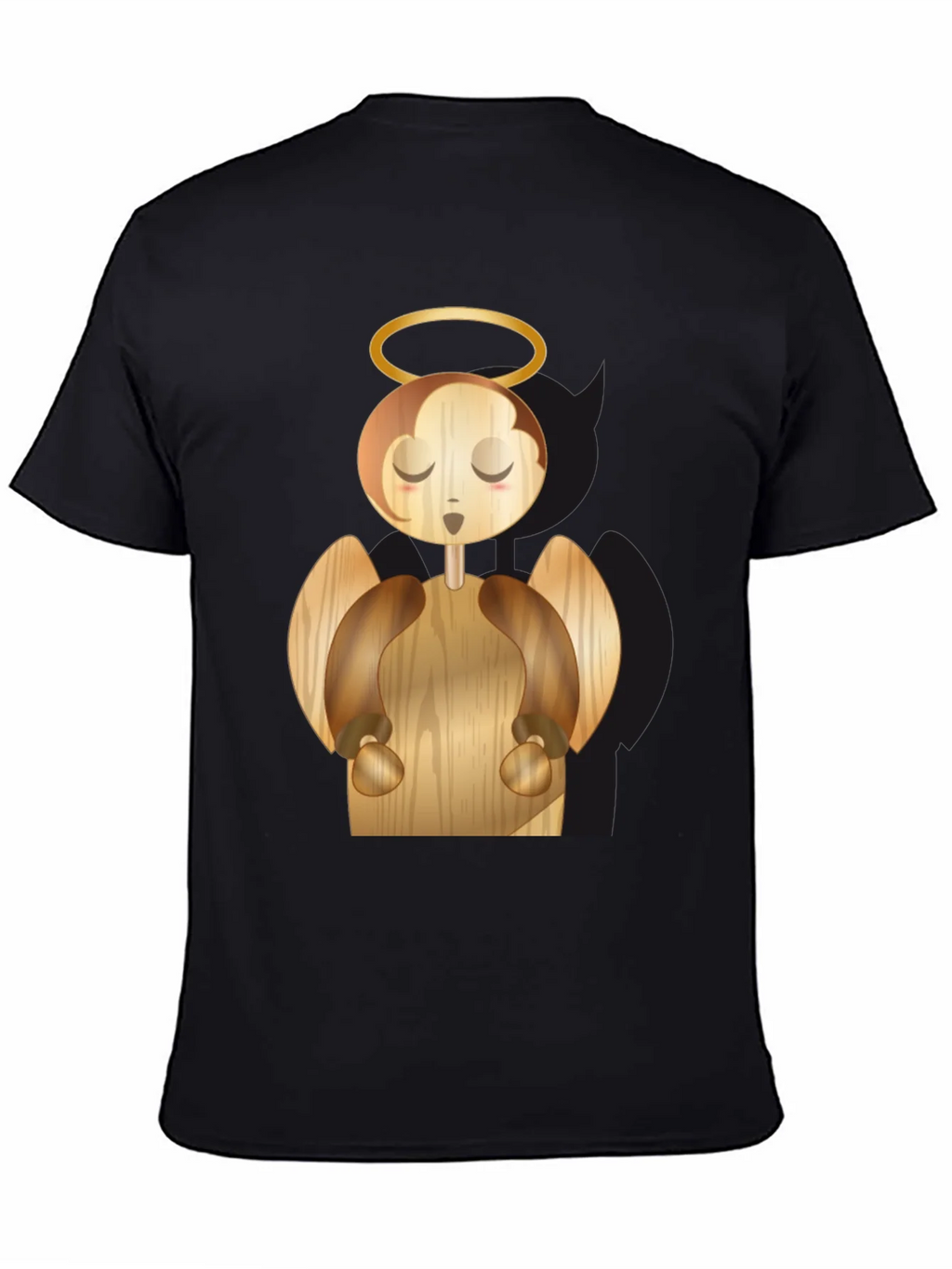 Angel Graphic Black T-Shirt product image 4