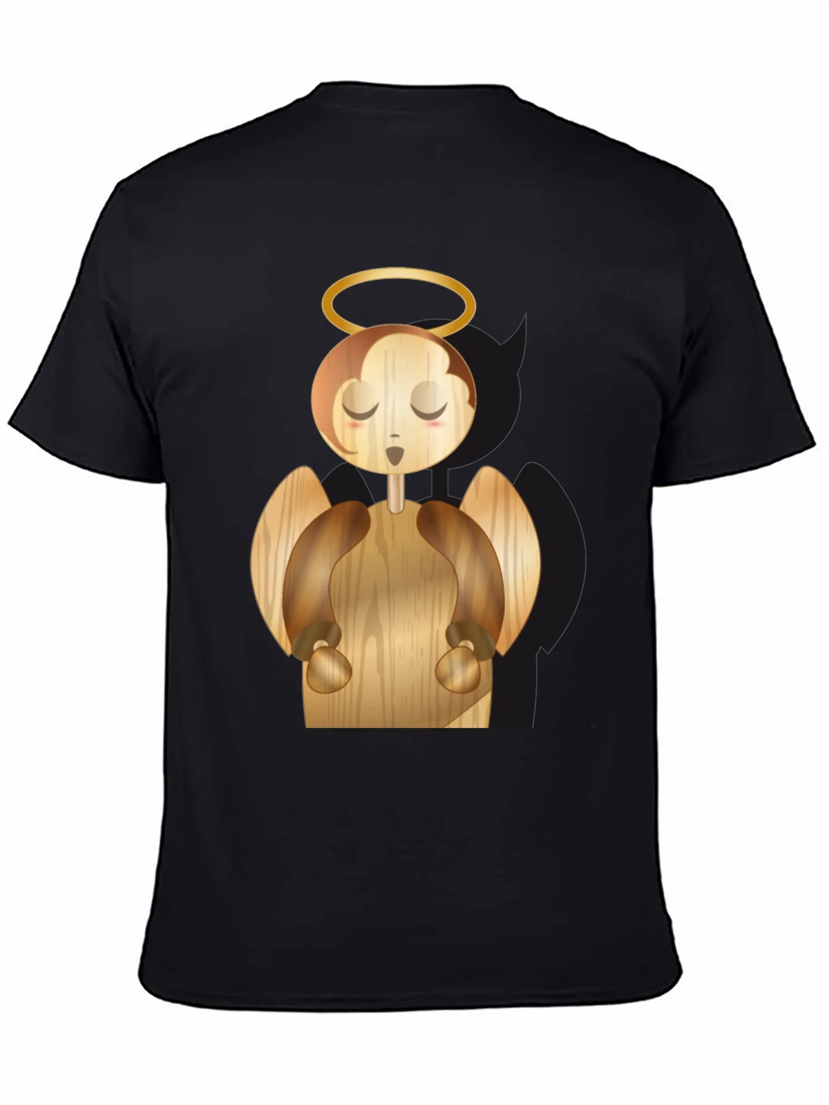 Angel Graphic Black T-Shirt product image 4