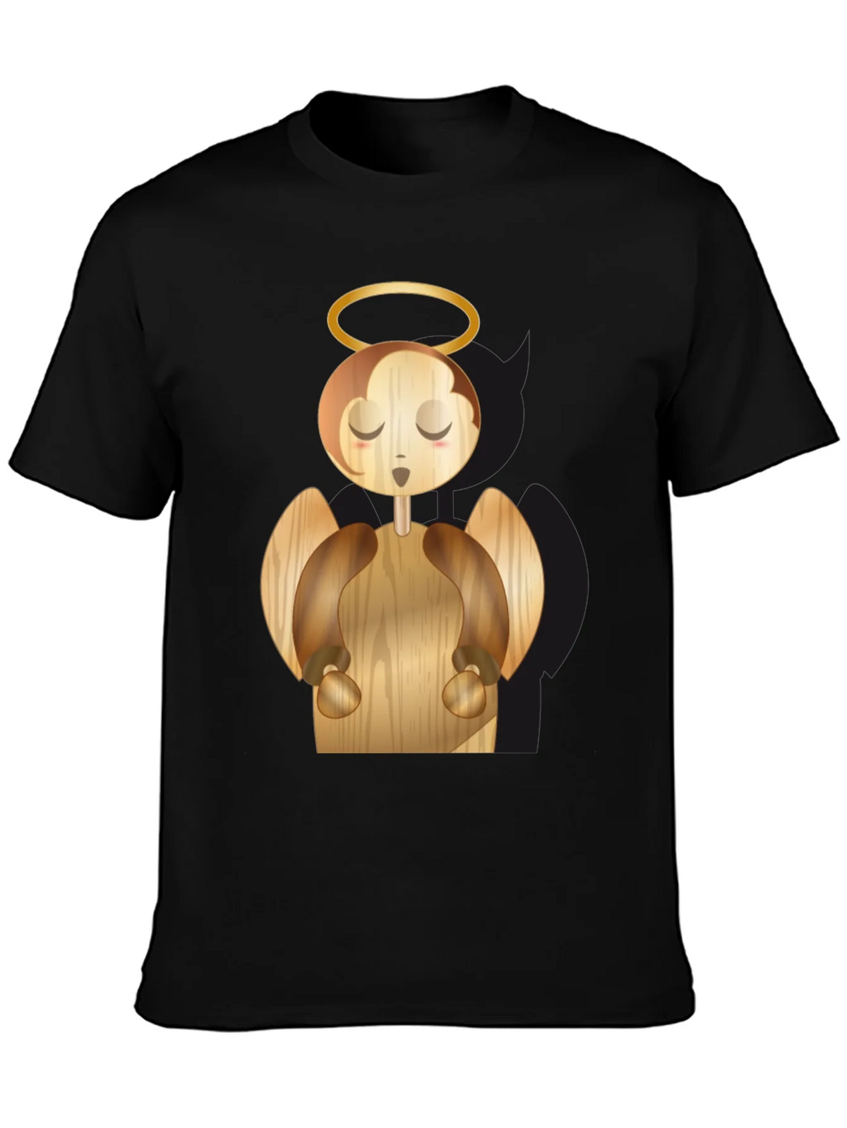 Angel Graphic Black T-Shirt product image 3