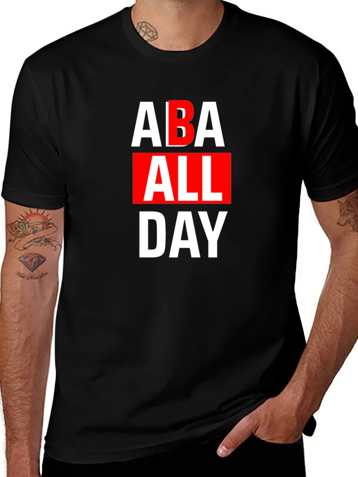 ABA All Day Black T-Shirt product image 1