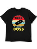 Toss Like a Boss T-Shirt - Cornhole Design product image 1