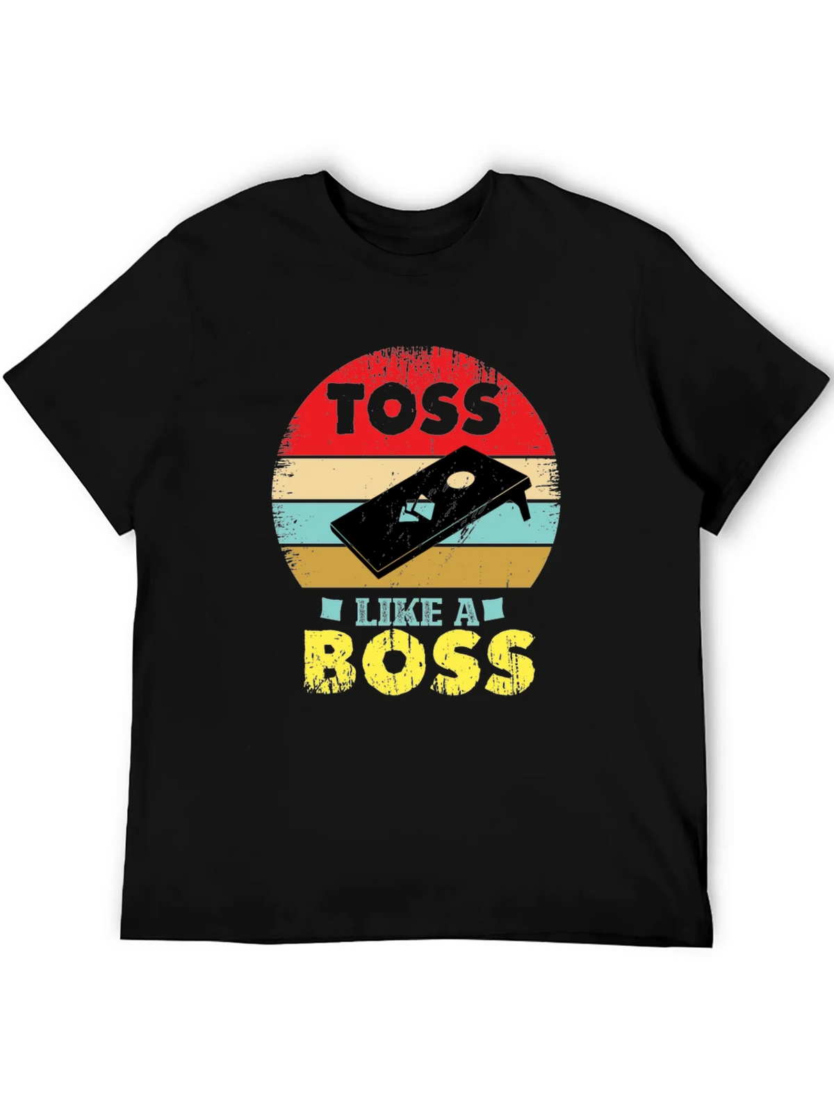Toss Like a Boss T-Shirt - Cornhole Design product image 1