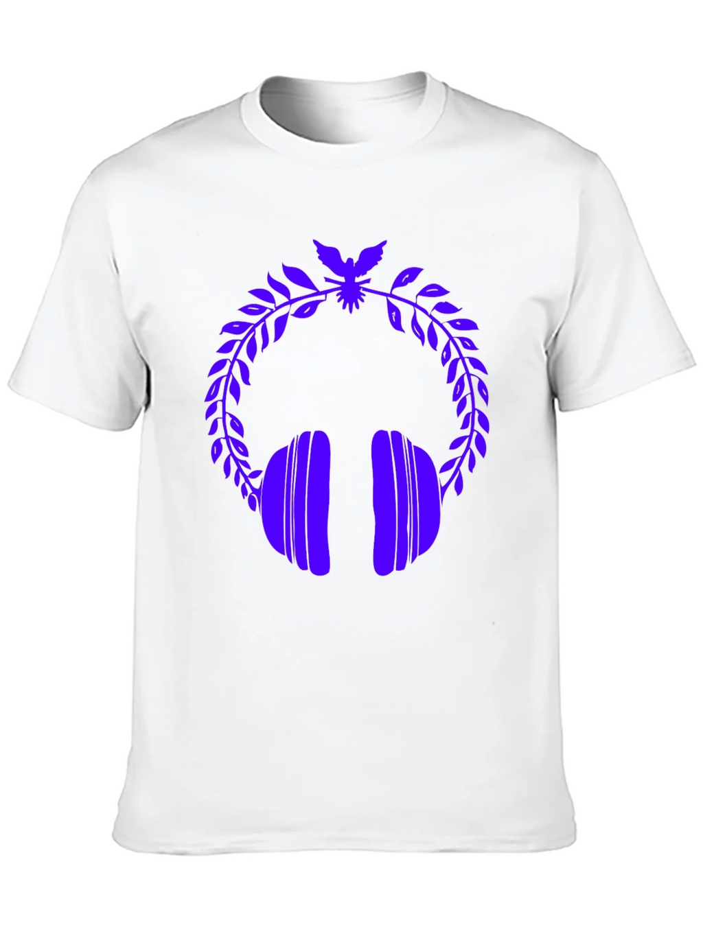 Stylish Graphic Tee - Headphones & Laurel Wreath product image 9