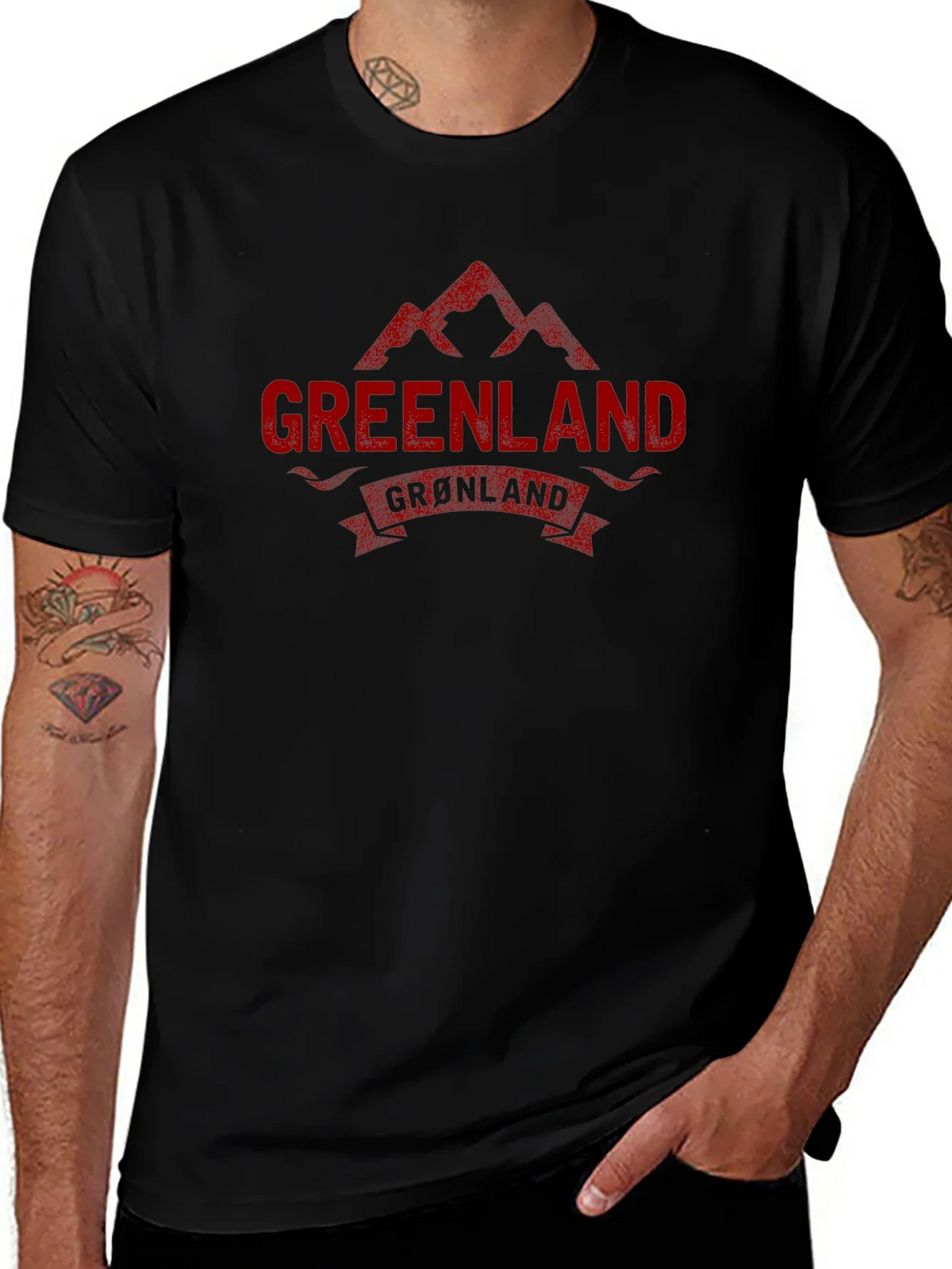 Greenland Graphic Tee - Mountain Design product image 1