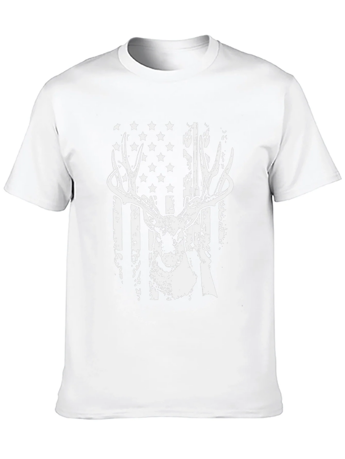 American Flag Deer Hunter T-Shirt product image 7