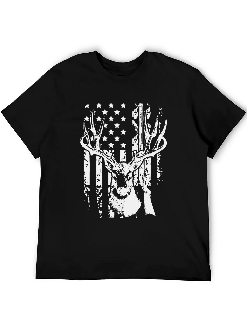American Flag Deer Hunter T-Shirt product image 4