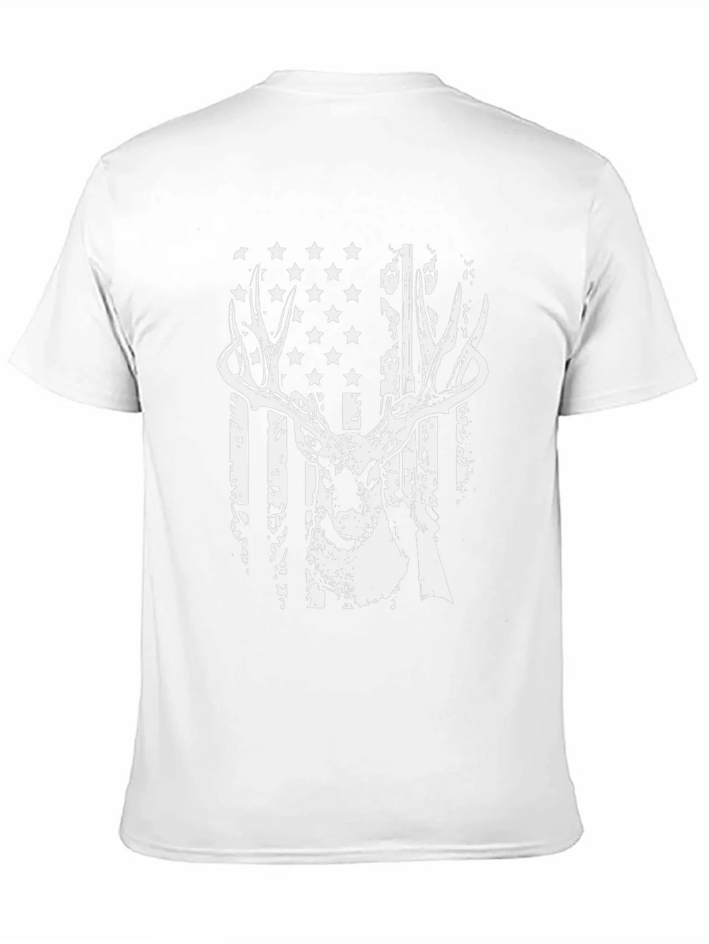 American Flag Deer Hunter T-Shirt product image 8