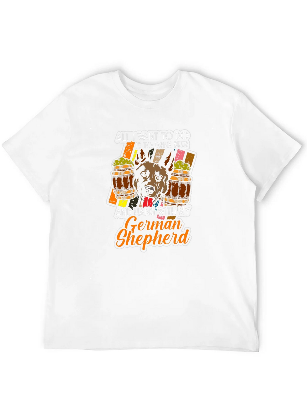 German Shepherd Beer Lover T-Shirt product image 11
