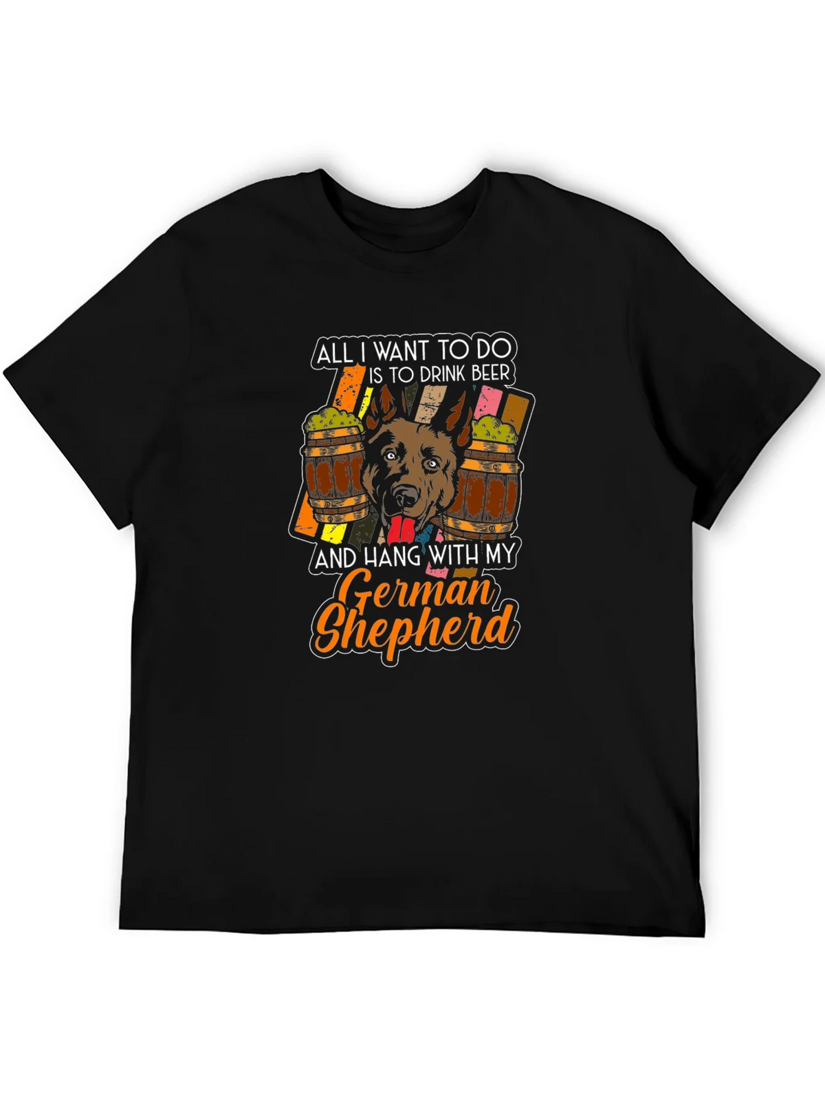 German Shepherd Beer Lover T-Shirt product image 5