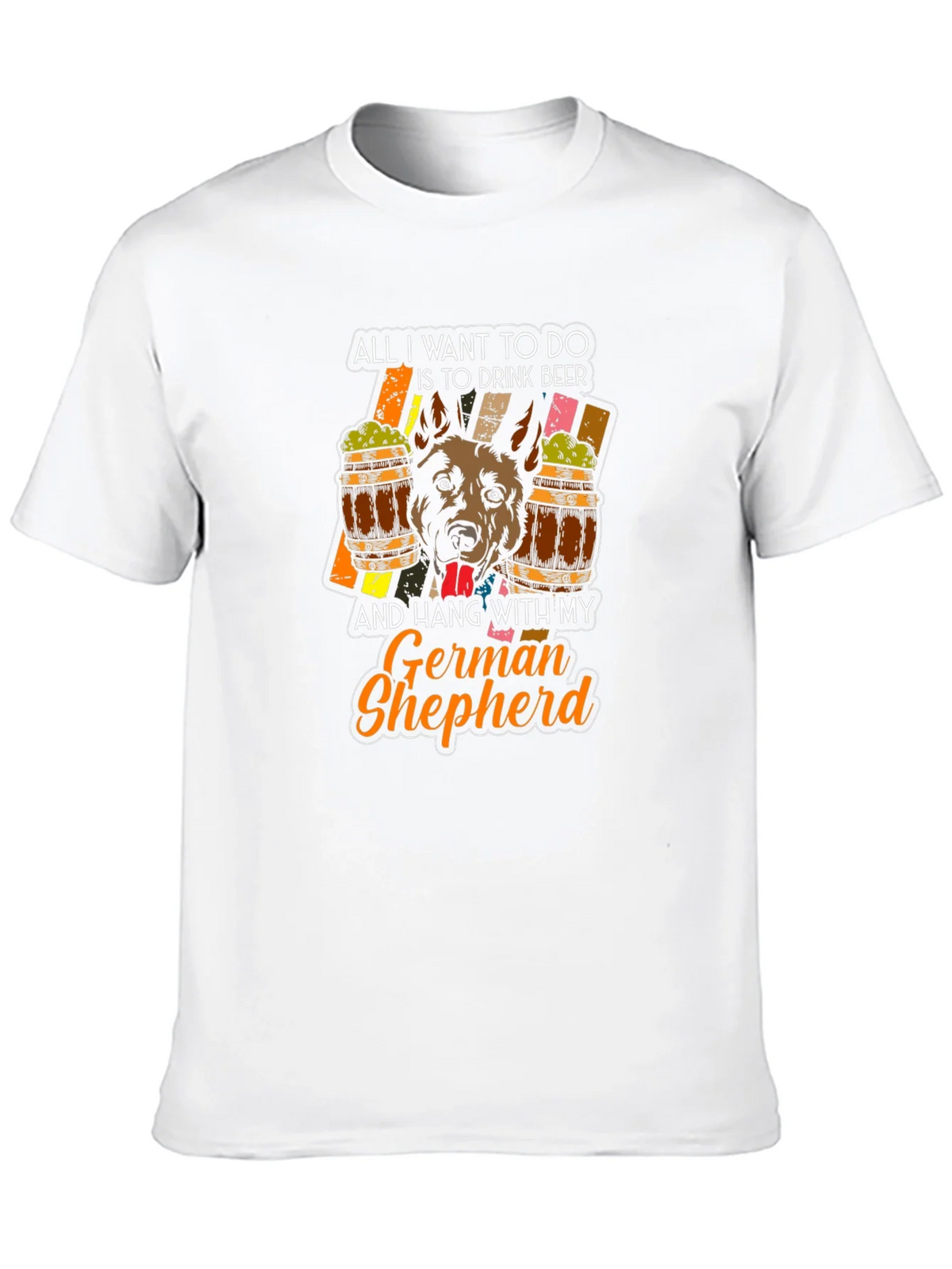 German Shepherd Beer Lover T-Shirt product image 9