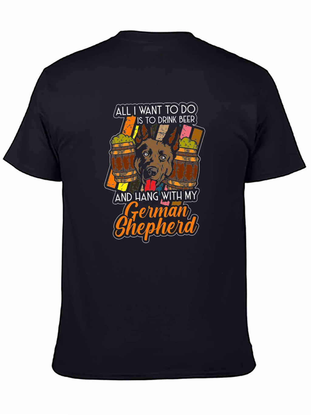 German Shepherd Beer Lover T-Shirt product image 4