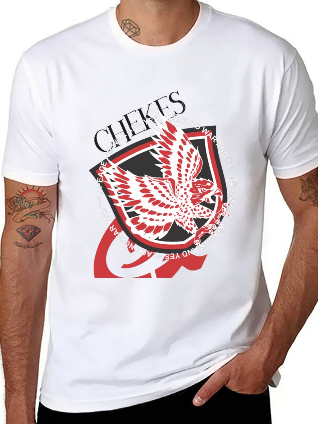 Peace Dove Graphic Black T-Shirt product image 7