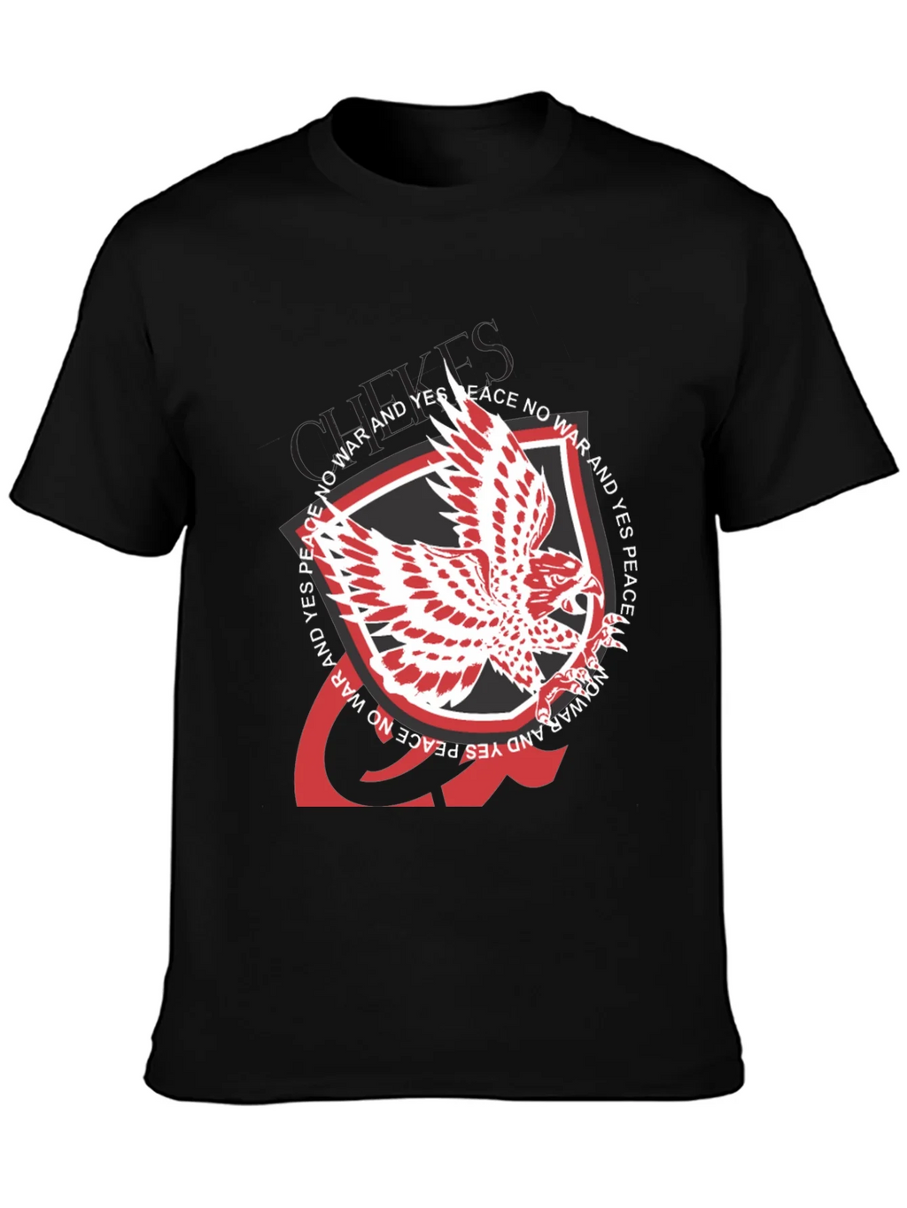 Peace Dove Graphic Black T-Shirt product image 3
