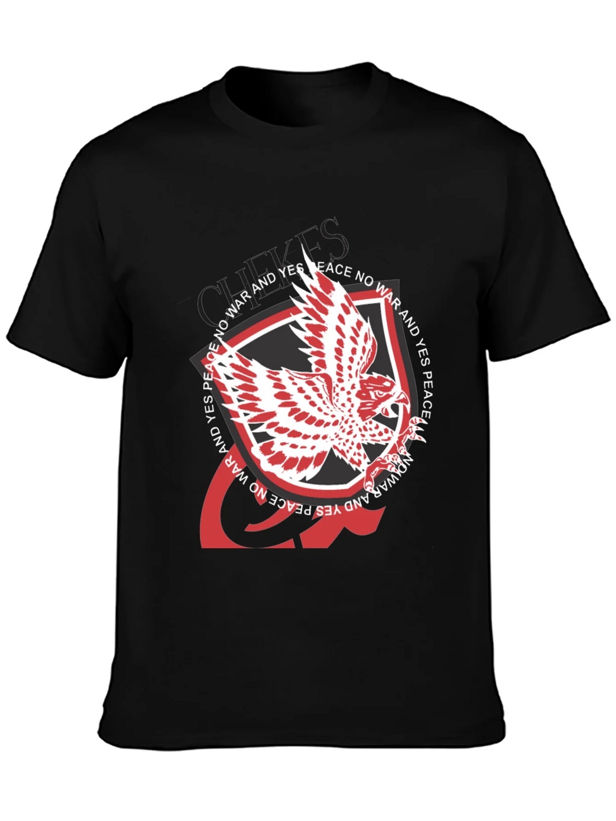 Peace Dove Graphic Black T-Shirt product image 3