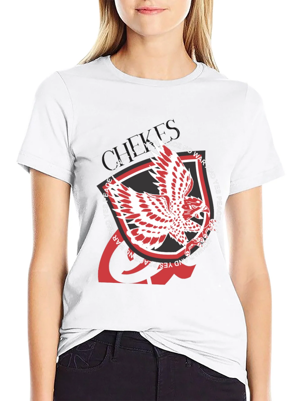 Peace Dove Graphic Black T-Shirt product image 8