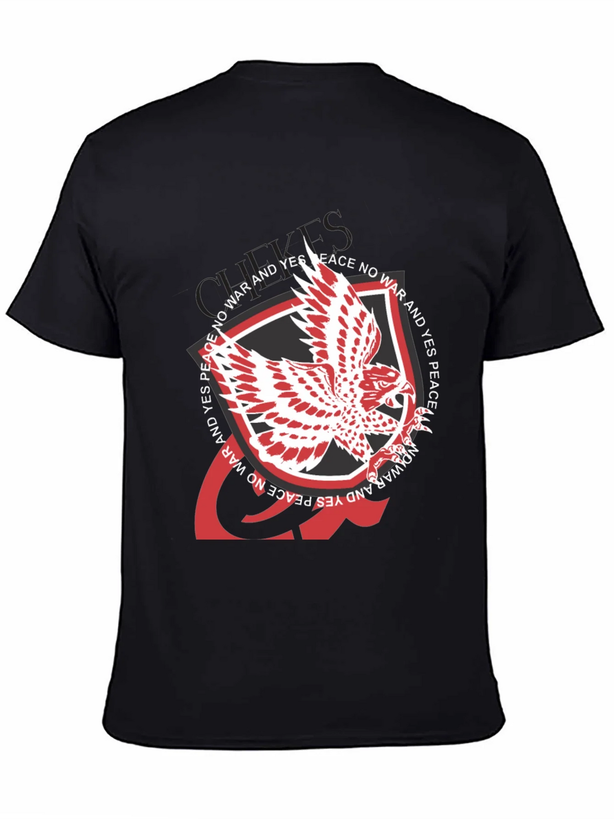 Peace Dove Graphic Black T-Shirt product image 4