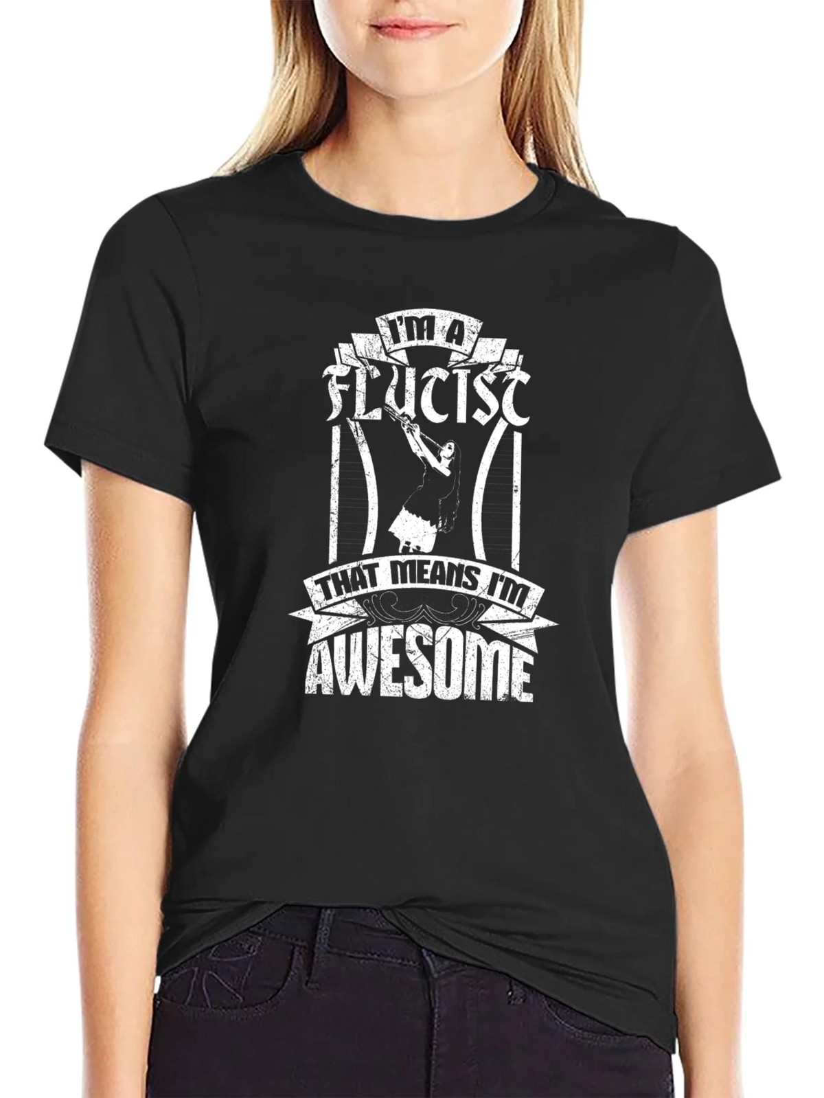 Flutist Awesome T-Shirt - Music Lover Tee product image 1
