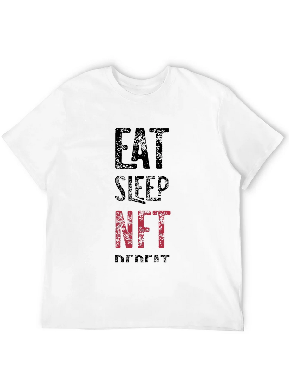 Eat Sleep NFT Repeat Black T-Shirt product image 11
