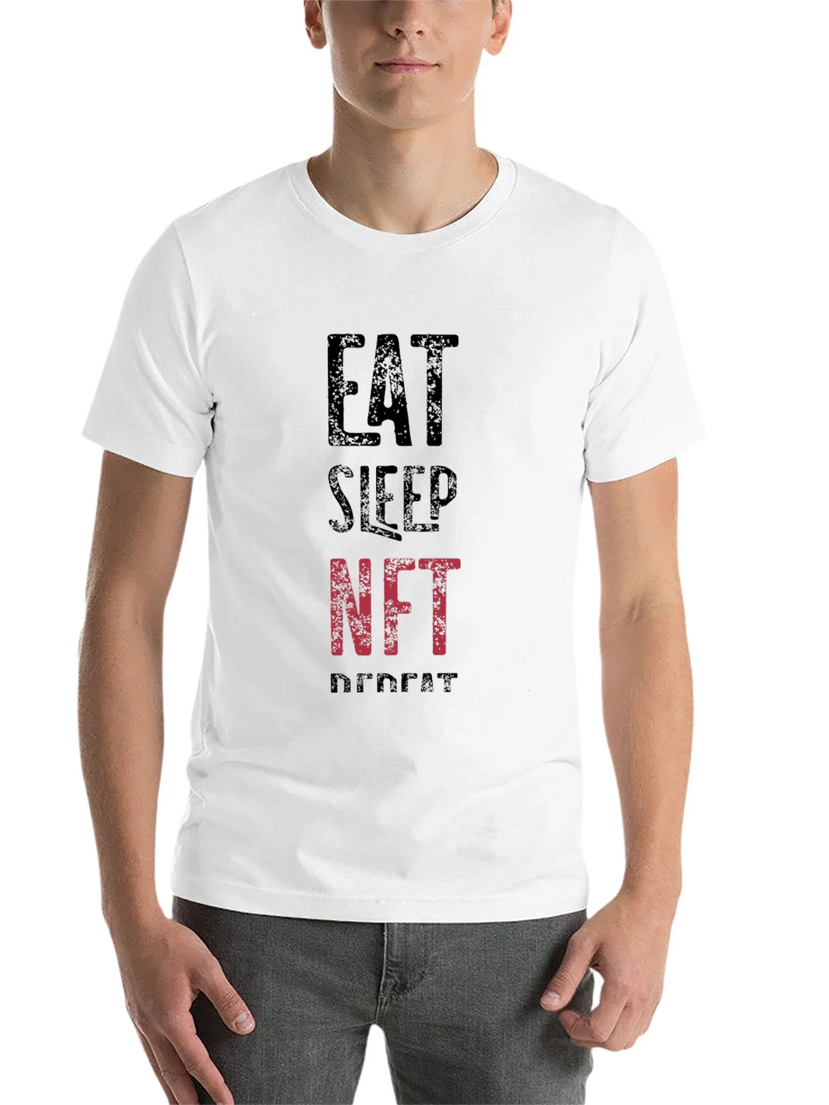 Eat Sleep NFT Repeat Black T-Shirt product image 10