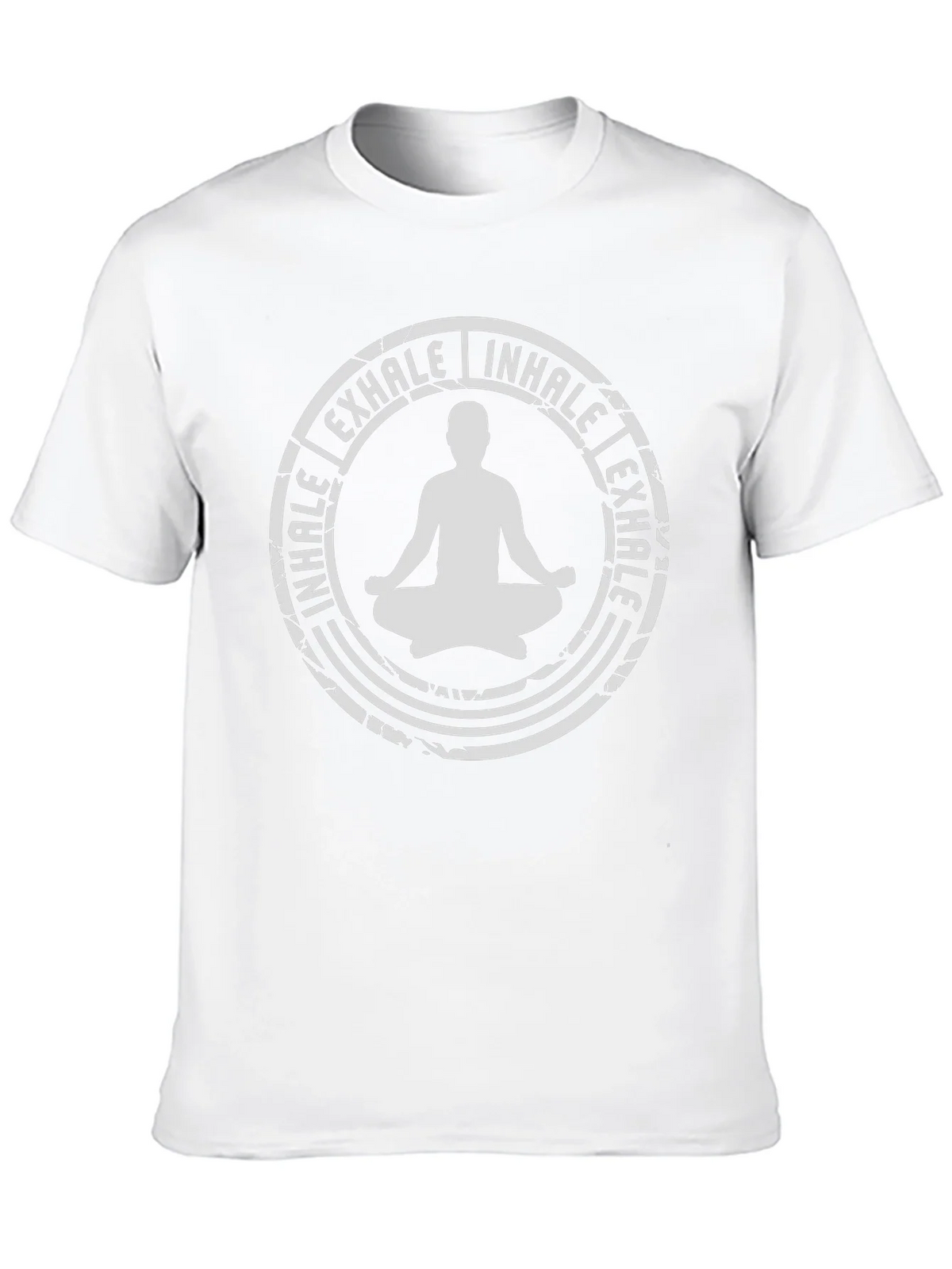 Inhale Exhale Yoga Graphic T-Shirt - Black product image 9