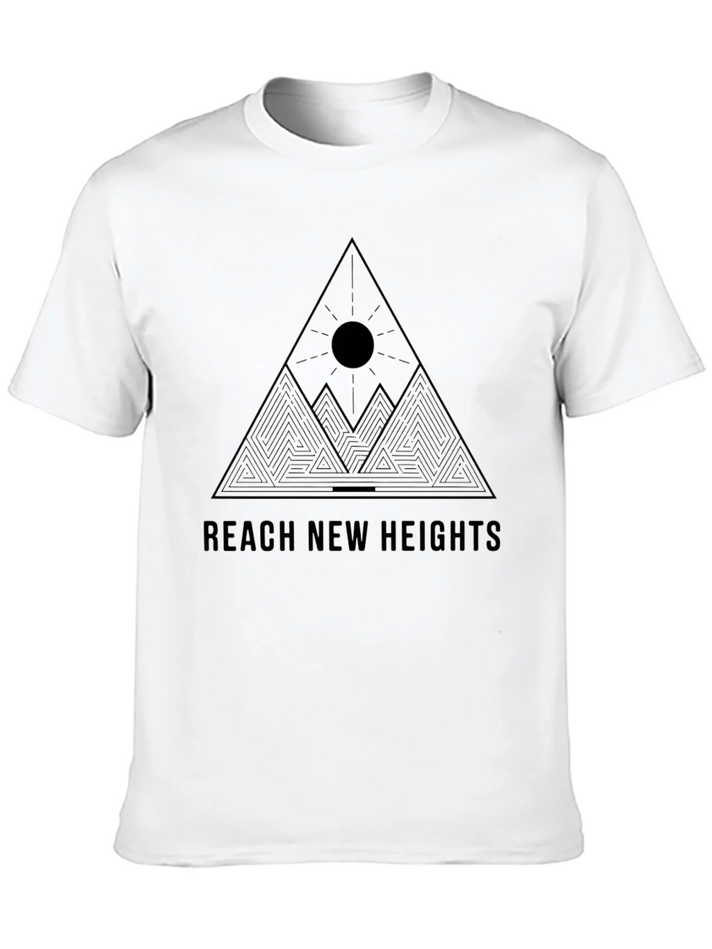 Reach New Heights Black Graphic Tee product image 7