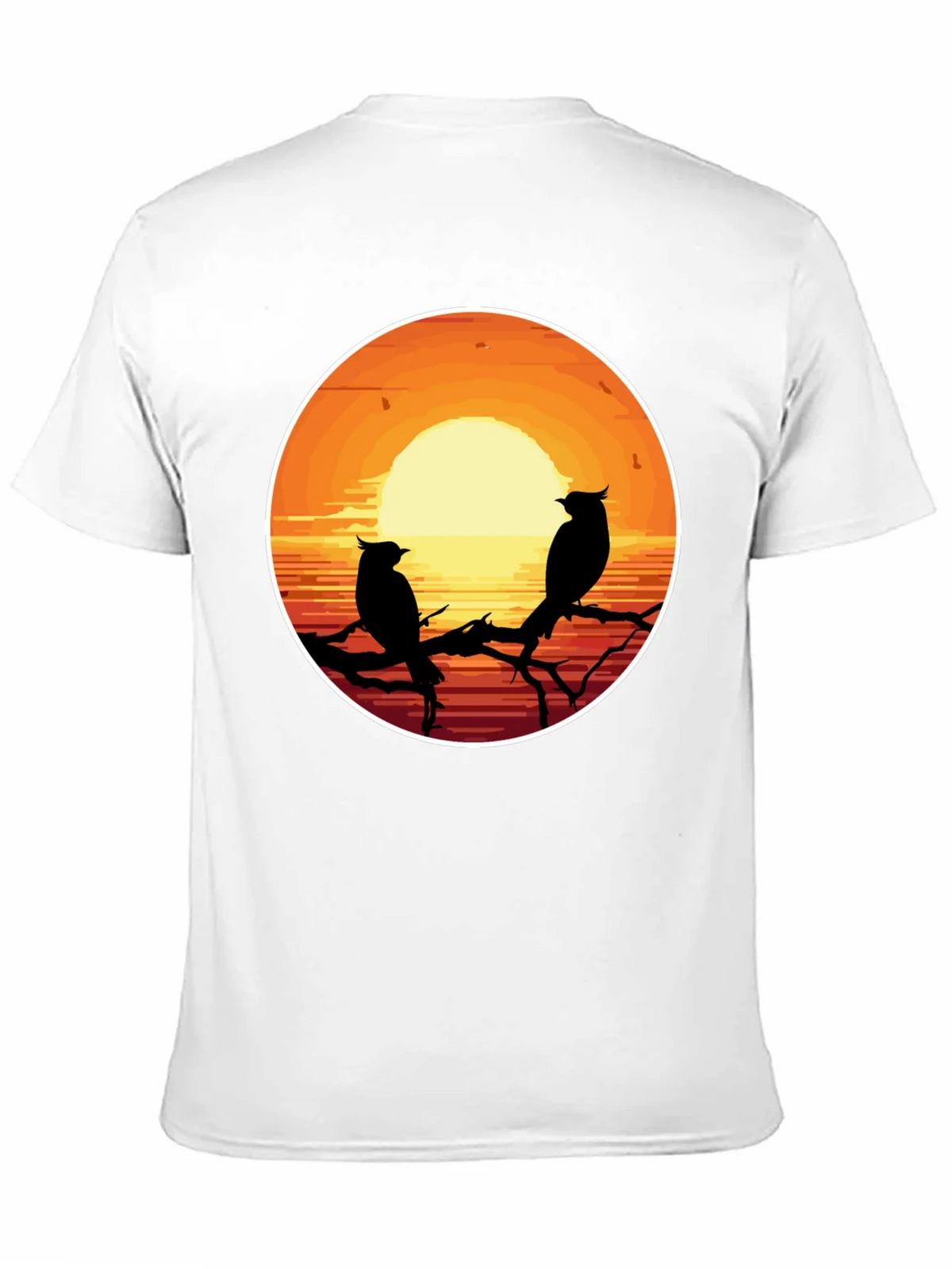 Sunset Birds Graphic T-Shirt product image 5