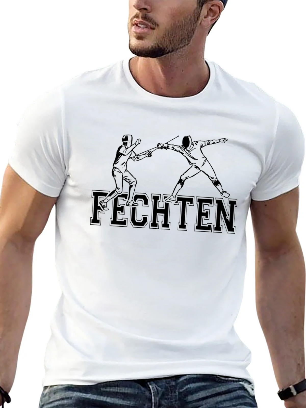 Fencing Sport T-Shirt - Fechten Graphic Tee product image 12