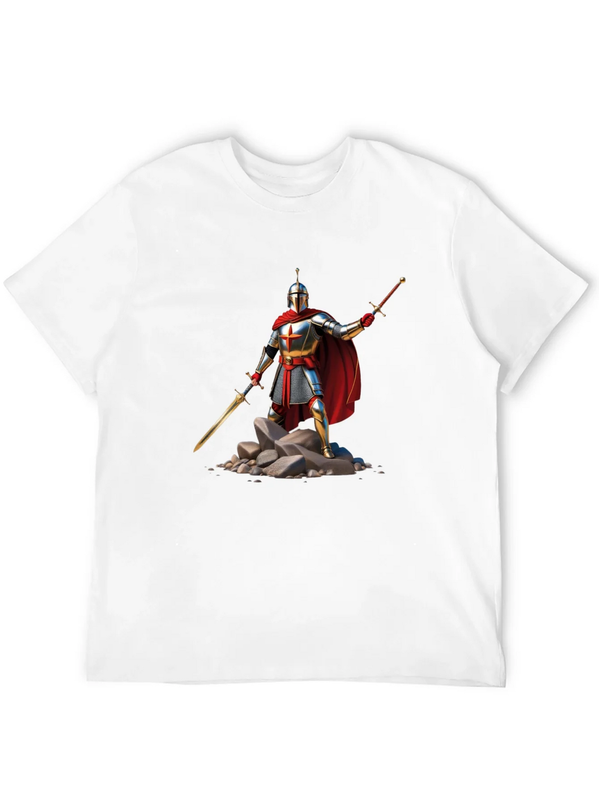 Knight Warrior T-Shirt - Medieval Armor Design product image 11