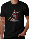 Knight Warrior T-Shirt - Medieval Armor Design product image 1