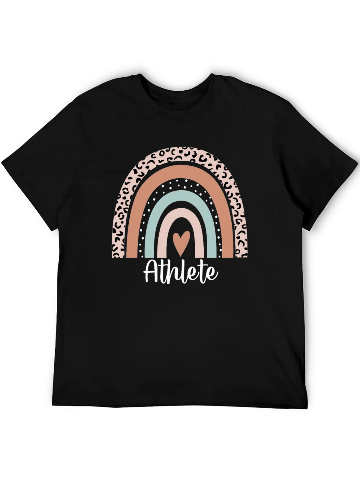 Athlete Rainbow Heart T-Shirt - Unisex product image 5