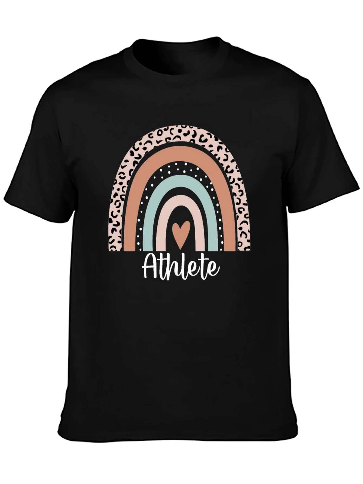 Athlete Rainbow Heart T-Shirt - Unisex product image 3