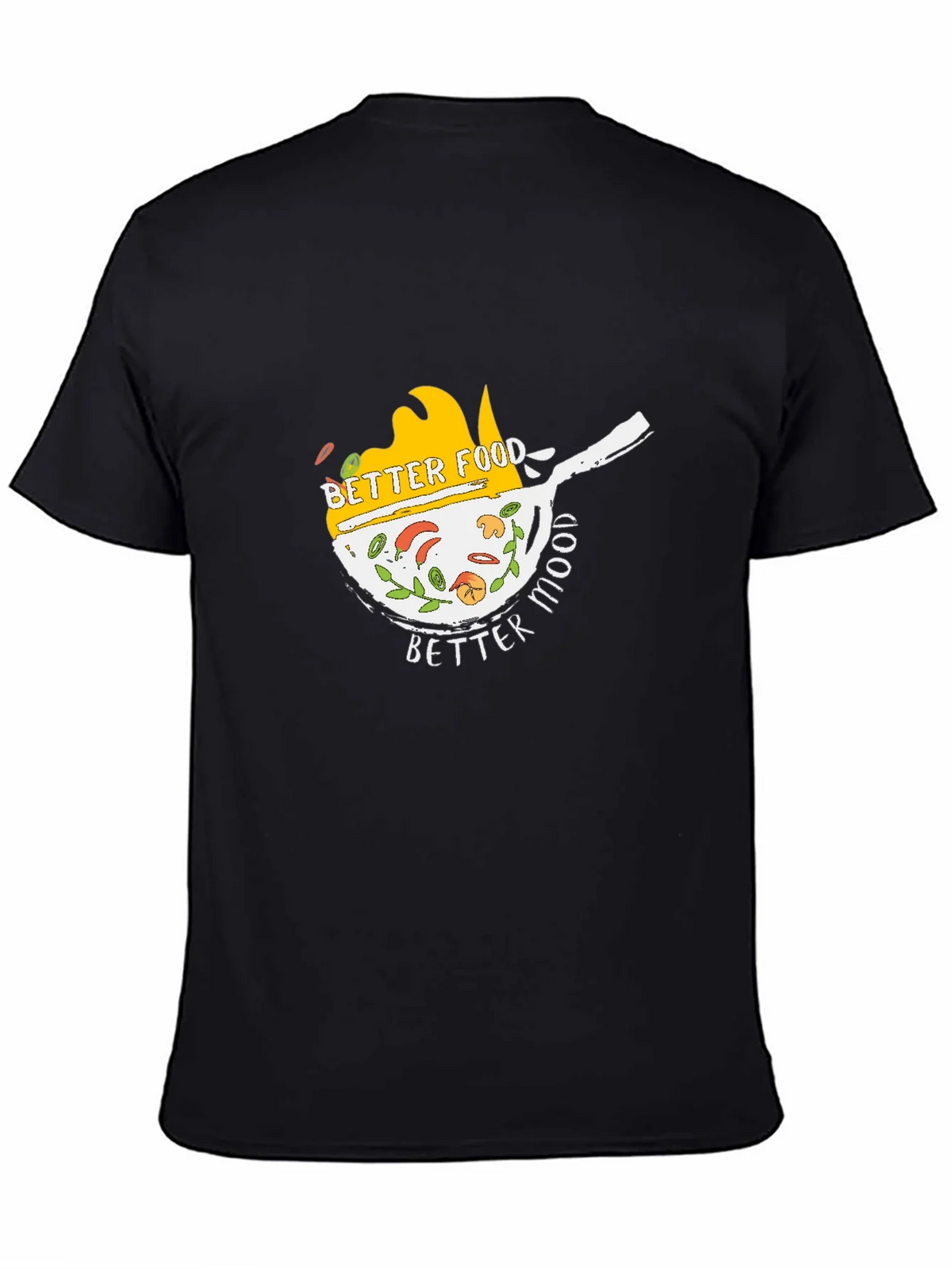 Better Food Mood Black T-Shirt product image 2