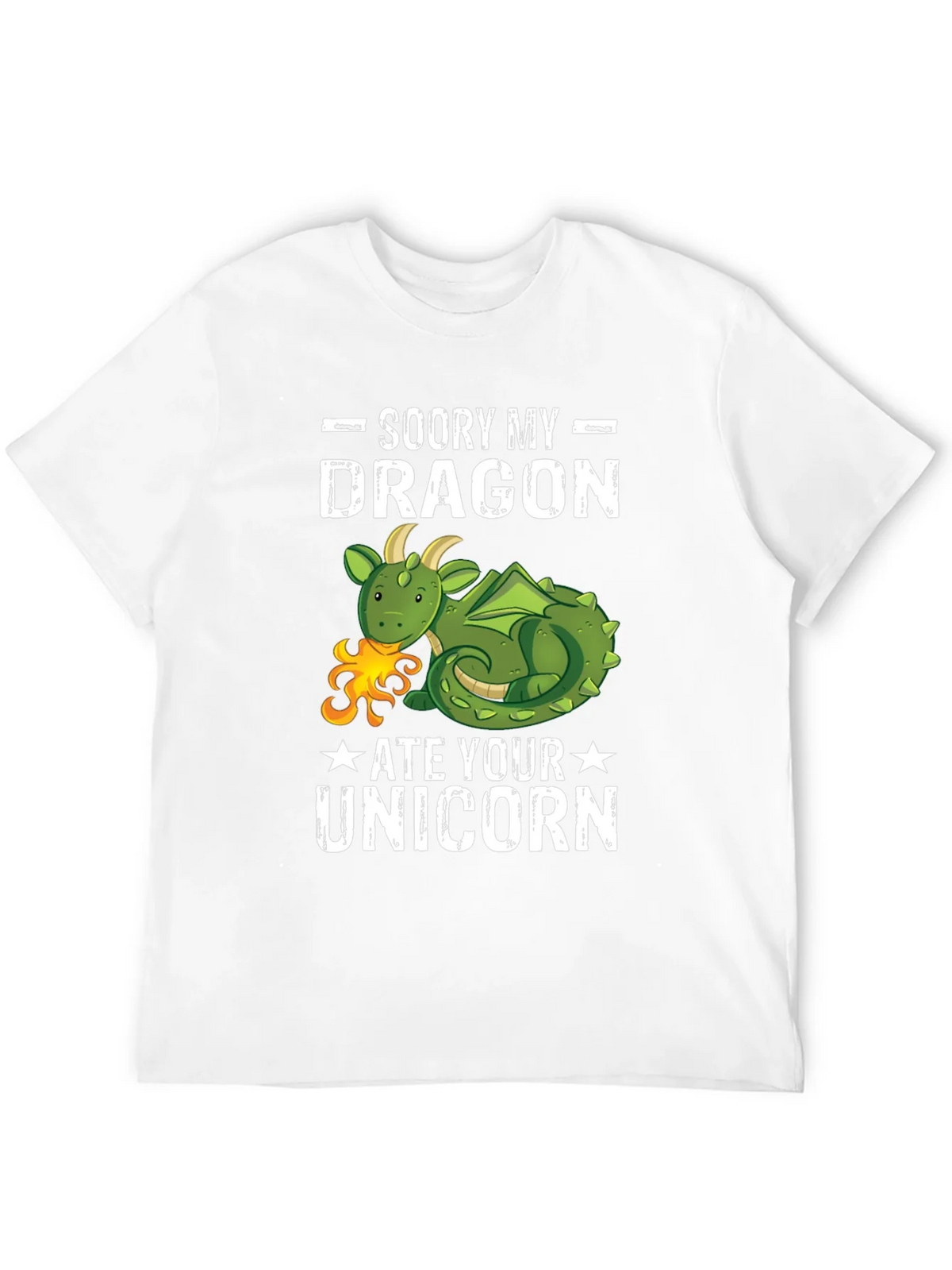 Sorry My Dragon Ate Your Unicorn T-Shirt product image 11